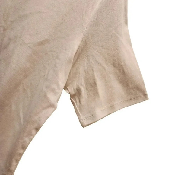 Karen Scott Shirt Womens Size 2X White Knit 100% Cotton Button V Neck Pullover - Picture 7 of 7